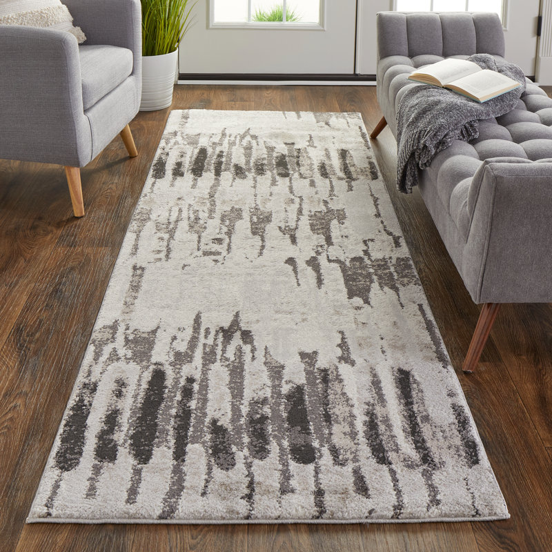 Queens Boulevard Abstract Indoor Rug, Runner 2'10" x 7'10"