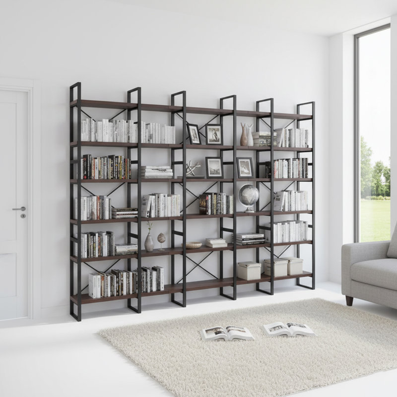 Étagère à livres en métal H 85 "x l 106" Wesa