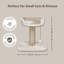 TRIXIE Mica 18-in Cat Tree for Kittens, Sisal Scratching Post, Padded Platform, Dangling Cat Toy