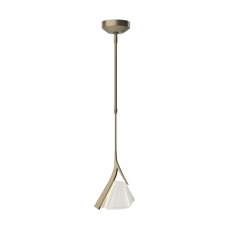Mobius 1 - Light Single LED Pendant, Soft Gold