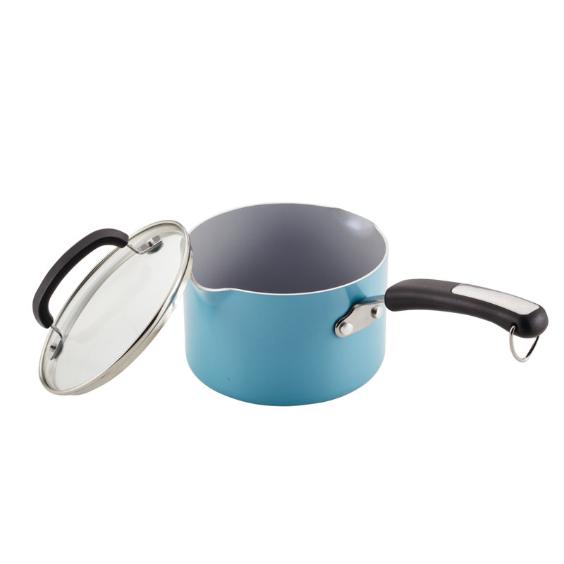 Eco Advantage 13-Piece Turquoise Aluminum Nonstick Cookware Set