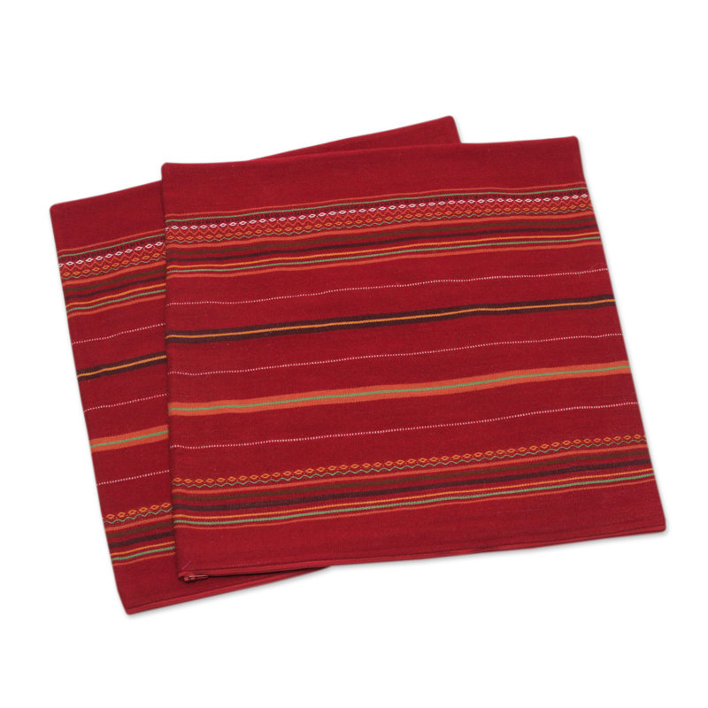 Housse de coussin tissée à la main