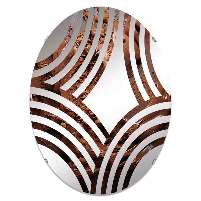 Hollenberg Oval Mirror, L 24 po x H 36 po