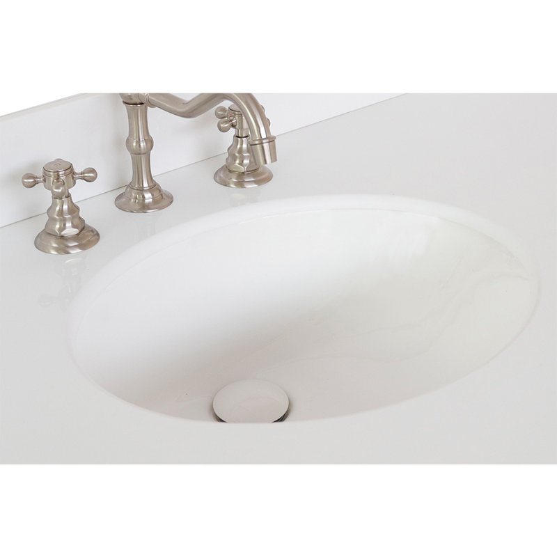 Plateau de meuble-lavabo simple 37 po