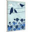 «Three Blue Birds» par Iniyan, reproduction d'art sur toile encadrée-332277056
