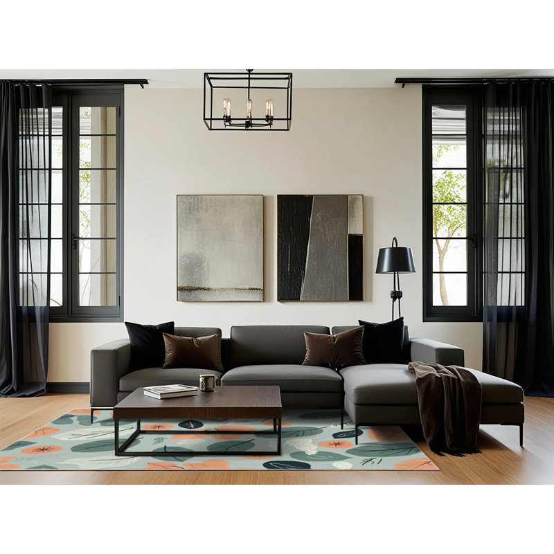 Azure Breeze Rug, Rectangle 2' x 3'