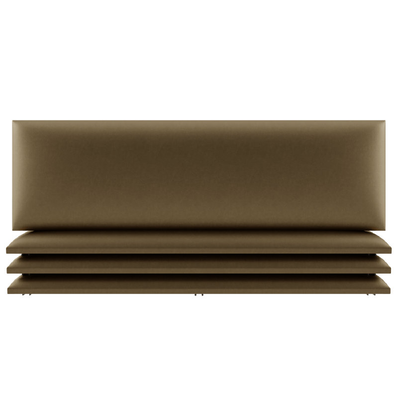 Upholstered Headboard, Large, Metallic Gold
