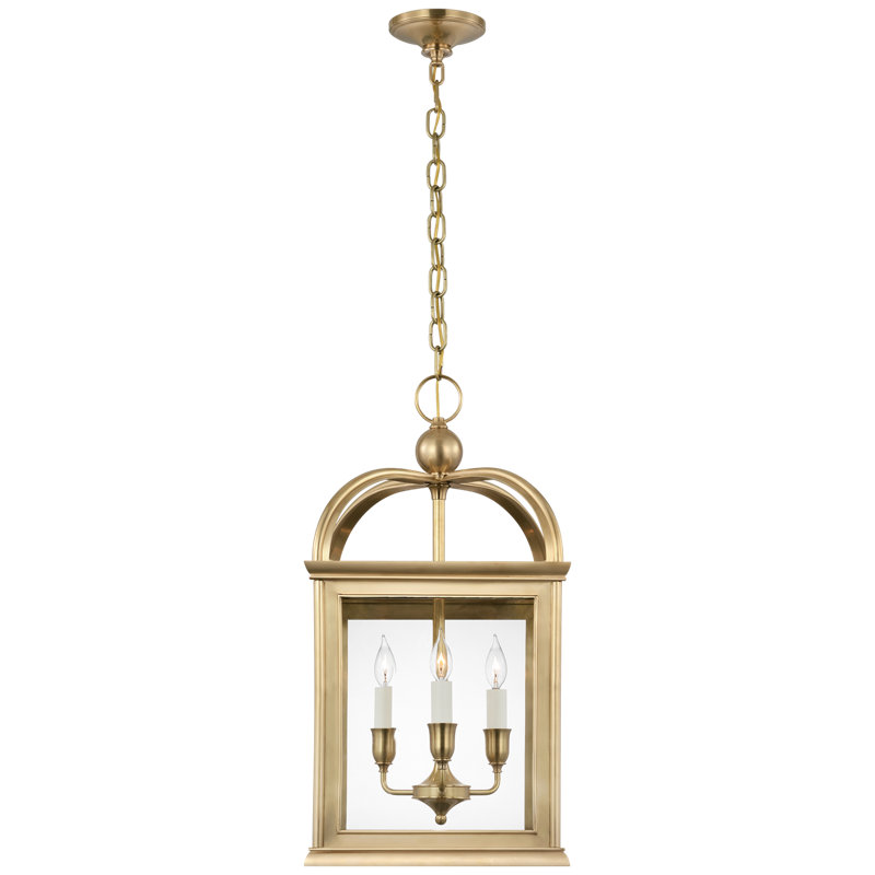 Rhoades 3 - Light Outdoor Hanging Light by Ralph Lauren, Natural Brass