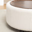 Fauteuil demi-tonneau pivotant avec repose-pieds Pietsch