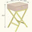 Table d'appoint moderne et chic avec plateau en bois et structure en métal Newhaven-1400192110