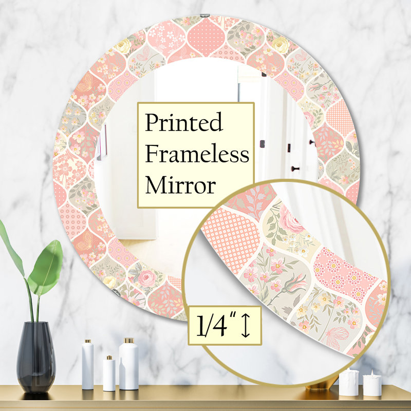 Miroir mural Blossom 24, H 31,5 po x l po