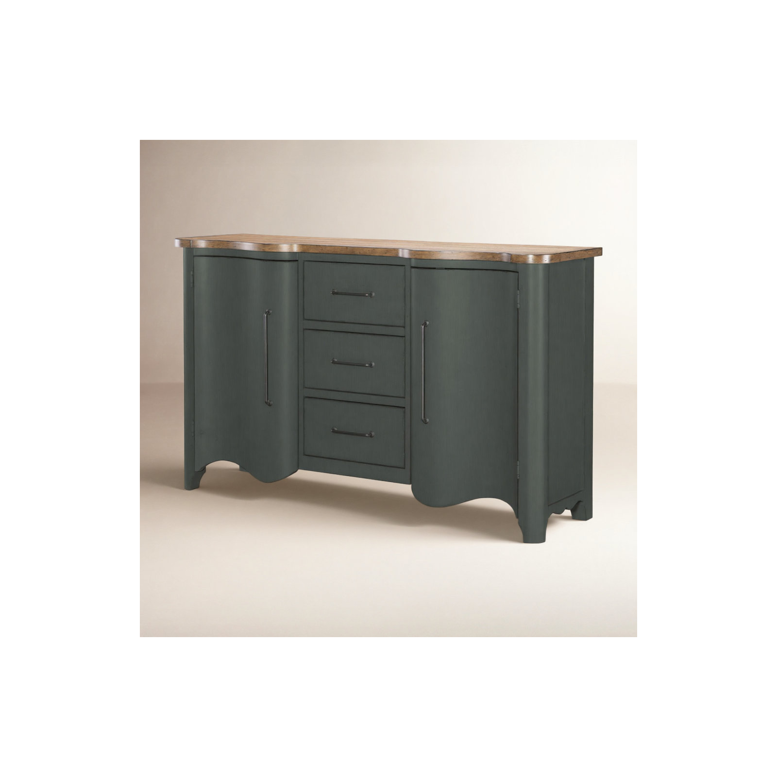 Country Living 3-Drawer Accent Chest 3, Brown