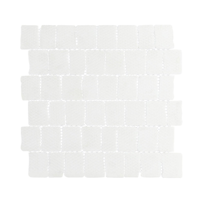 Carrelage mosaïque en verre recyclé mat Graeco-Roman, Sorra