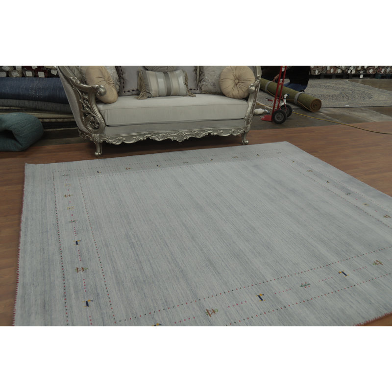 Tapis oriental en laine fait à la main de style Gabbeh 8 x 10