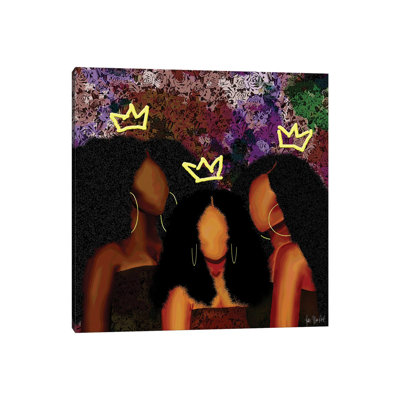 Three Kweens par Faith With An E - Estampe numérique sur toile tendue avec châssis