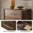 Graciana Modern 26"Wide 3-Drawer Curved Fluted End Table with Charging Station and Simple Assembly-1104325870
