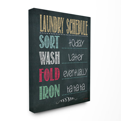 Laundry Laundry - reproduction d'art textuel