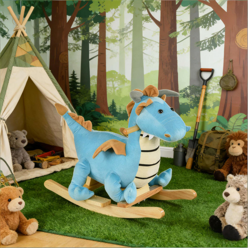 Chaise berçante dinosaure, jouet berçant pour enfants