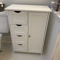 Beachcrest Home Manhattan Freestanding Bathroom Cabinet & Reviews