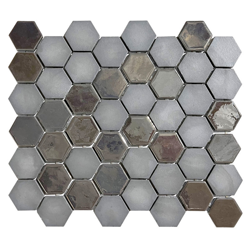 Échantillon - Carrelage mosaïque en verre 12 po x 12 po Amore