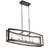 Prathik 5-Light Dining Room Chandelier with Clear Glass,Oiled Rubbed Bronze Finish