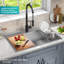 Évier de cuisine à simple cuve en acier inoxydable KRAUS Kore ™-95454737