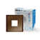 Surefit(V3) LED Flush Mount Ceiling Light, 3000K With Square White Trim