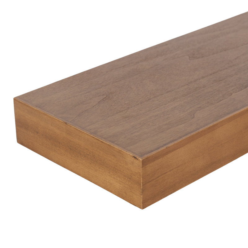 Ensemble de tablettes de coin flottantes deux pièces Havlock, Bois médium