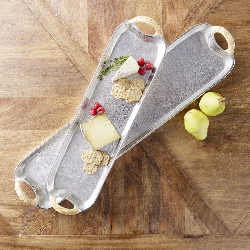 Helena Cast Aluminum Decorative Tray