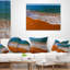 Coussin lombaire à vagues beach mer
