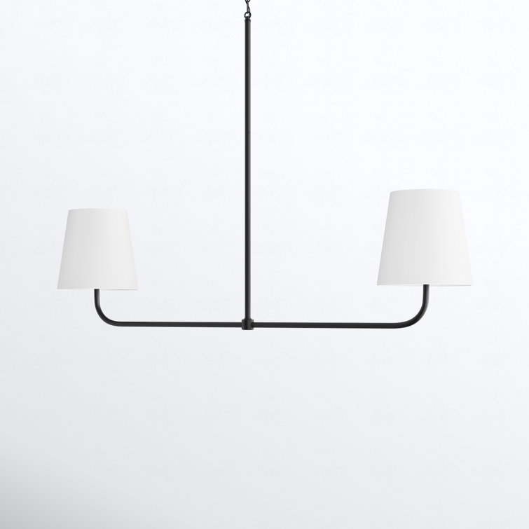 Anna May 2 Light Poly-Blend Dimmable Pendant