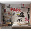 Murale Peel & Stick Street Art - Banksy Graffiti Collage-631449661