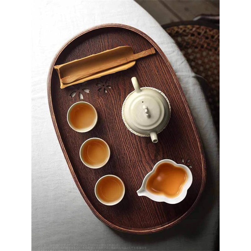 Domunique Wood Tray, 0.98" H x 9.65" W x15.35" D