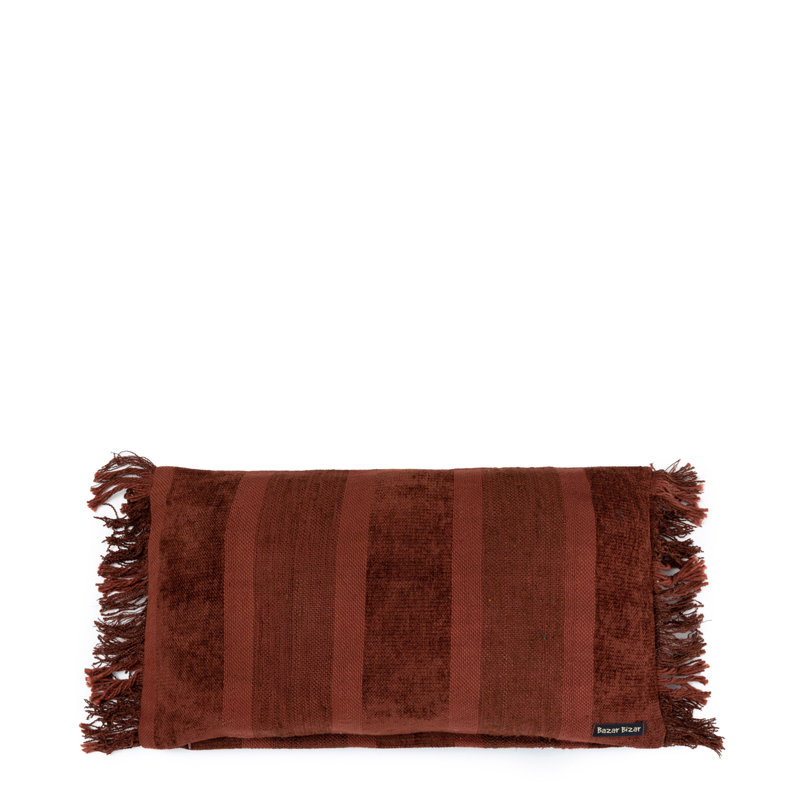 The Oh My Gee Collection Cushion Cover, Burgundy, Rectangular, 30cm H x 50cm W