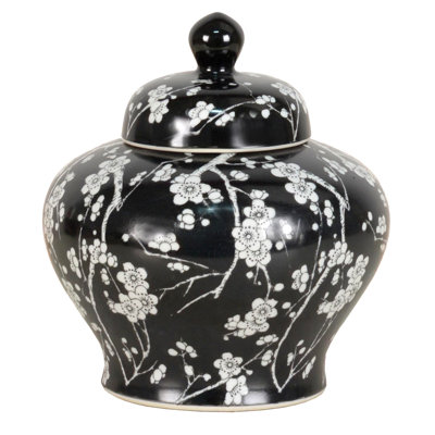 Handcrafted Porcelain China Decorative Jar 1