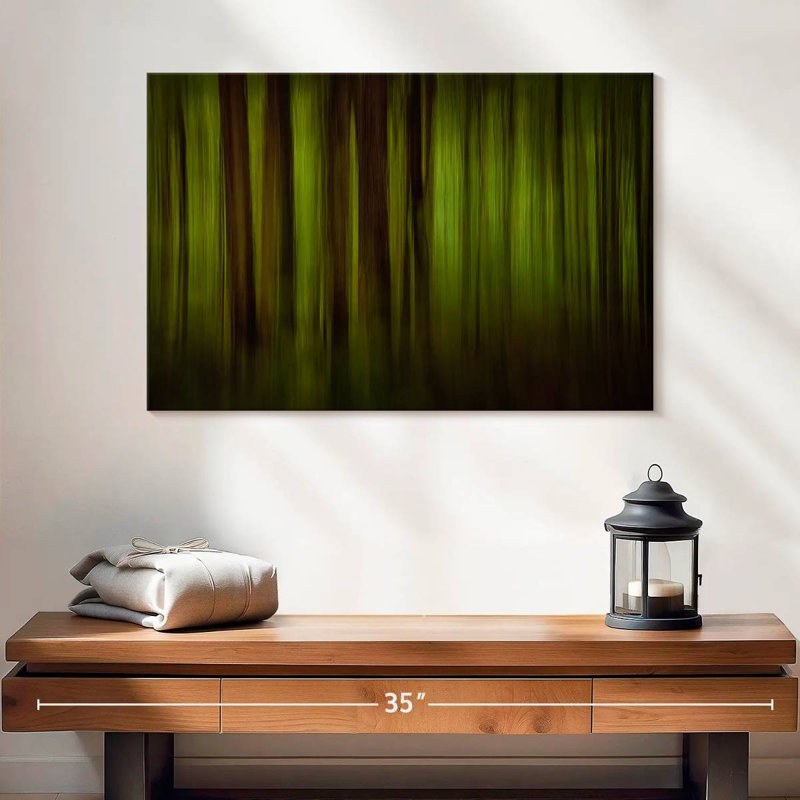 Avery Dark Green Abstract
