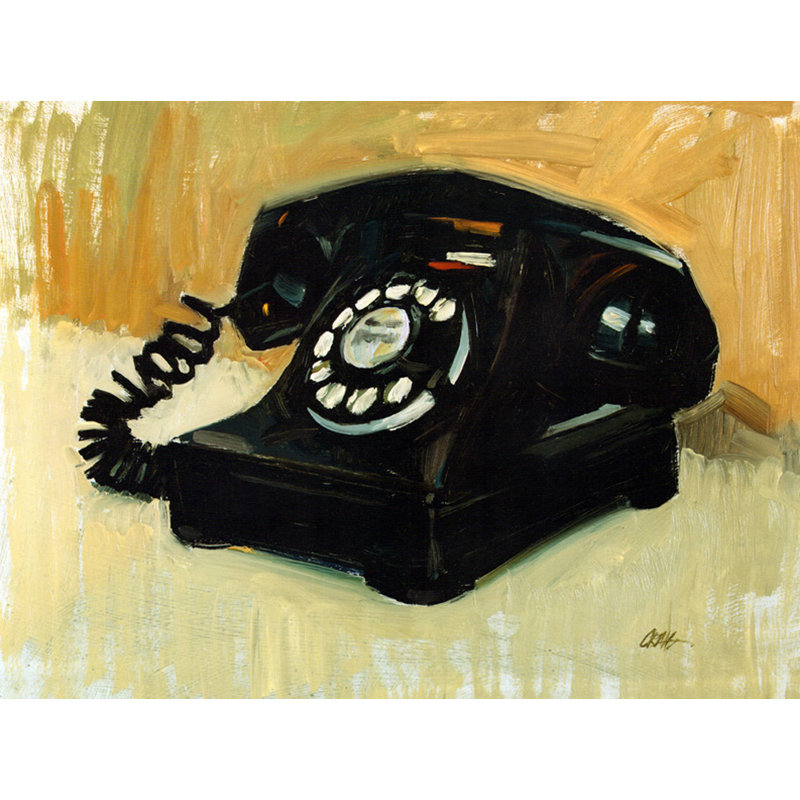 Téléphone, H 13 po x l 18 po