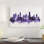 «Los Angeles, California Skyline II» par Michael Tompsett, impression sur toile tendue