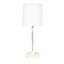 Polished African Inner Horn Table Lamp-1751636825