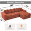 Canapé modulaire 10-en-1 avec plusieurs configurations, une conception peu encombrante et un confort durable pour des espaces de vie polyvalents.-1866539591