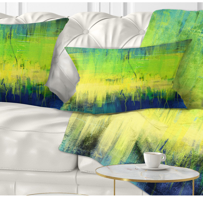  Coussin Abstract Fusion, Rectangulaire, 12 po x 20 po