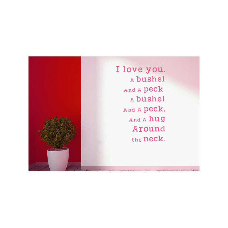 Non-Wall Damaging Wall Decal, Pink, Large