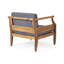 Chaise de patio d'extérieur avec coussins Leist-192065658
