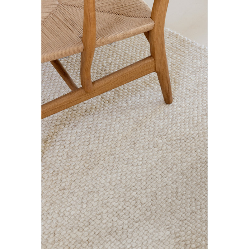 Craft Matter Plain Warm White 049106, Rectangle 4'7" x 6'6"