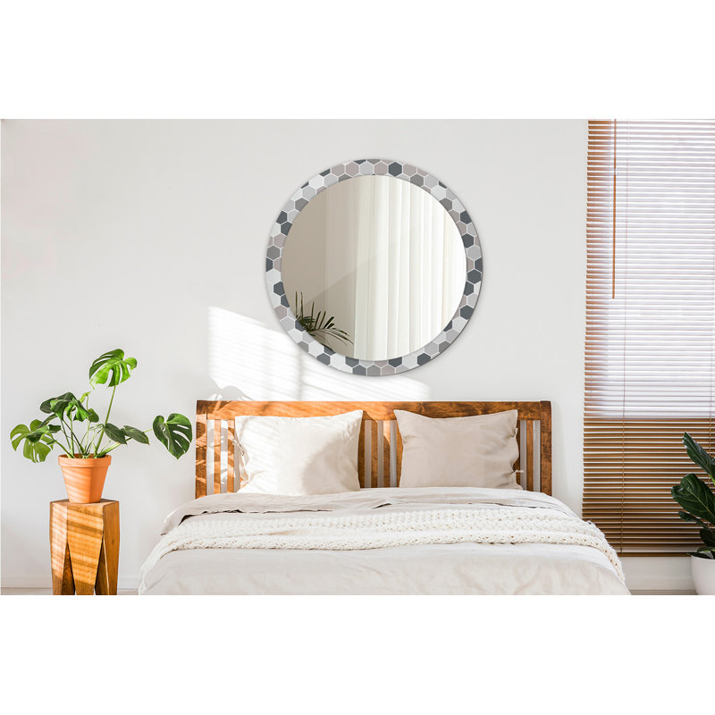 Huldar Glass Flat Wall Mirror