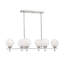 Luminaire suspendu pour îlot de cuisine 6 lumières Sleipnir