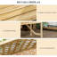 Banc de jardin Outsunny, arche avec pergola et 2 treillis-121103990