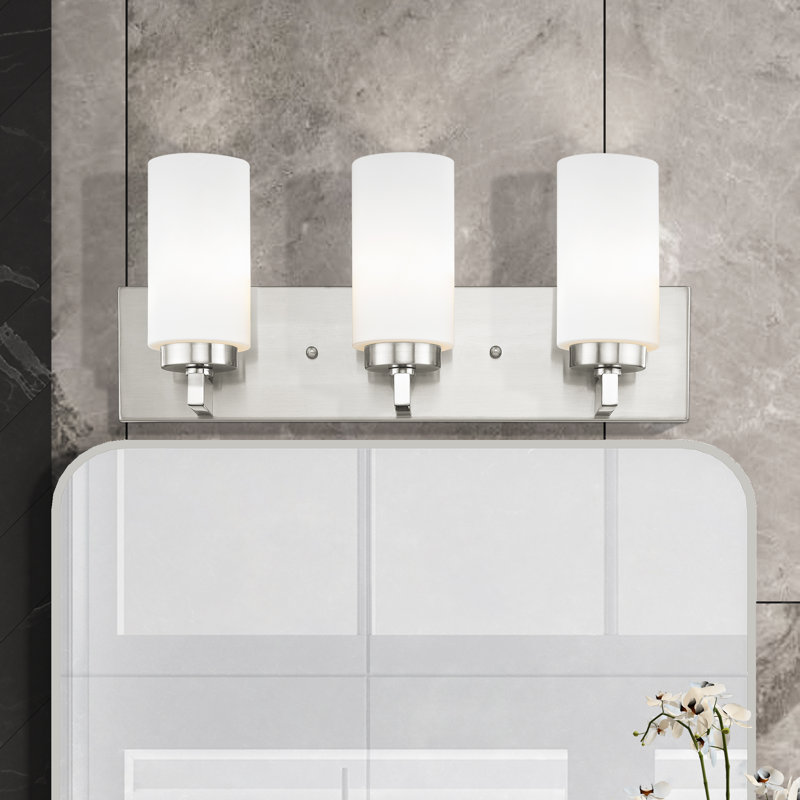 Kirkwood 3 - Light Dimmable Vanity Light, Brushed Nickel
