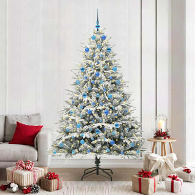 Artificial Pre-lit Christmas Tree with Ball Set