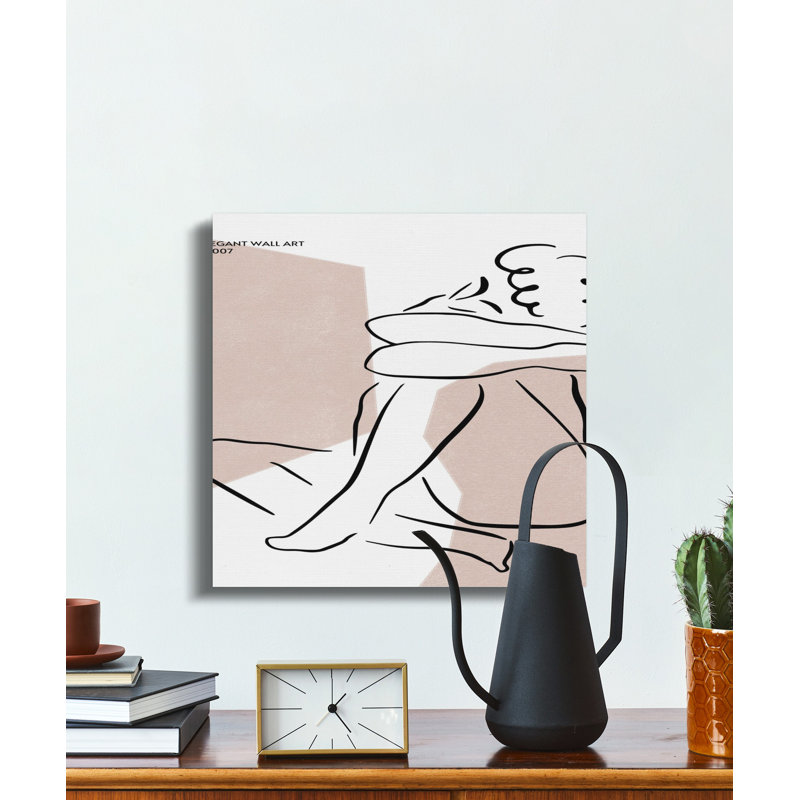 1 Piece Wrapped Canvas Wall Art Set, 35.56 cm H x 35.56 cm W